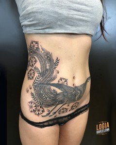 tatuaje_japones_barriga_fenix_Logia_Barcelona_Willian_Spindola